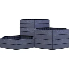 GARANTIA Ergo Vario 1 190 x 190 x 75 cm Anthrazit