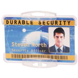 Durable Ausweishalter »891819« transparent, 8.5x5.4 cm