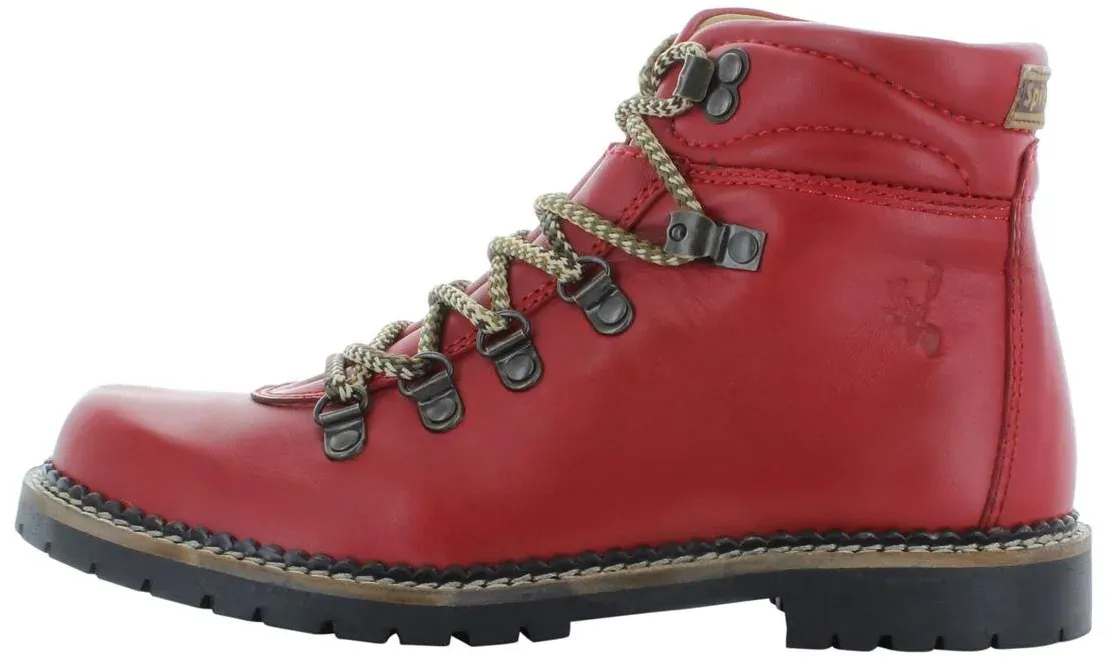 Trachtenstiefel Tanja Anilin Nappa rot