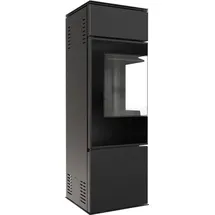 Kratki REN/S Stahl Schwarz/Abdeckplatte Glas