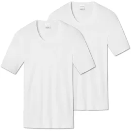 SCHIESSER T-Shirt 2er Pack in Weiß | Gr.: XL