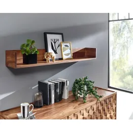 Wohnling Wandregal 120 x 15 x 20 cm Braun