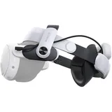 Bobovr M3 Pro Kopfband Akku Weiß/Schwarz für Oculus Quest 3