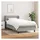 vidaXL Boxspringbett 100 x 200 cm Hellgrau