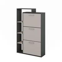 Vichy Vicco Schuhkipper Orlando, Anthrazit/Greige, 80 x 128.3 cm