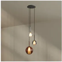 s.luce Belluna 3-flg. Ø 40 cm rund mehrfarbig