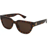 GUCCI GG1578S Damen-Sonnenbrille Vollrand Butterfly Acetat-Gestell, Havanna