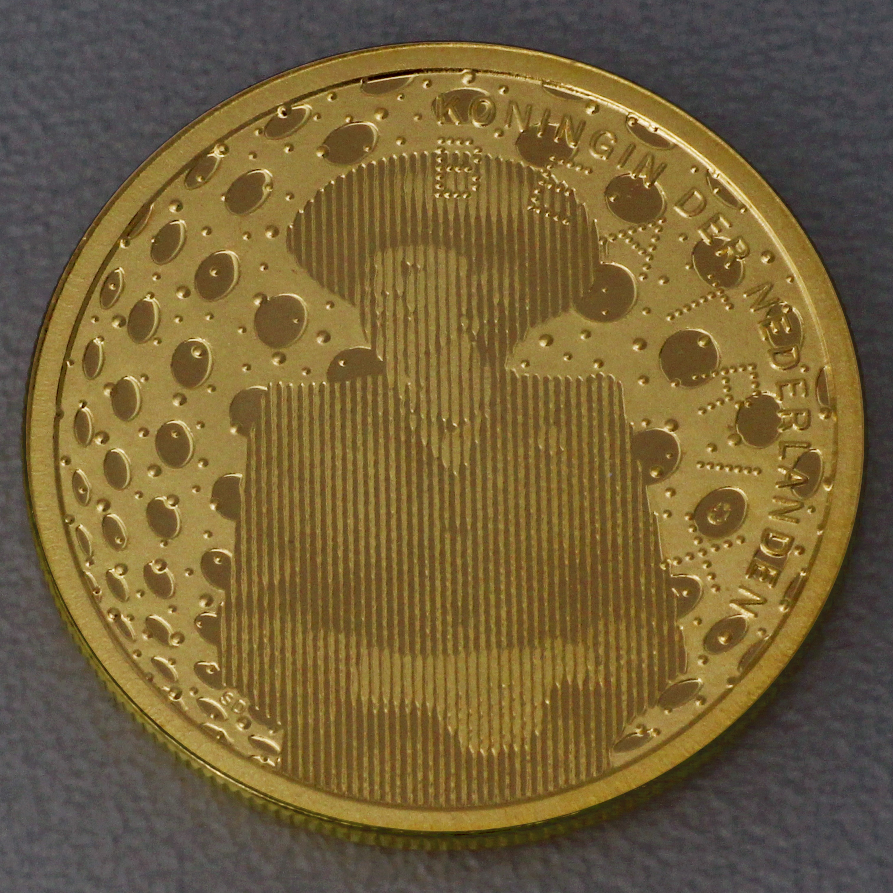 Goldmünze 10 Euro Frieden und Freiheit 2005 (Niederlande)