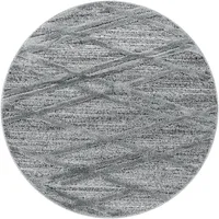 Ayyildiz Pisa 4706 Hochflorteppich Ø 80 cm Grau
