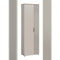 VCM Slide Garderobenschrank 2 Türen 80 x 40 x 200 Beige