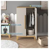 VitaliSpa VitaliSpa, Kinderkleiderschrank, Malia, Cashmere-Eiche, 70 x 120 cm