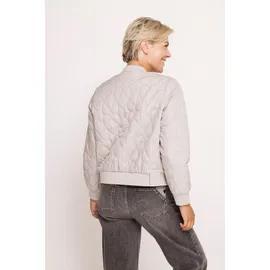 Zhrill Kurzblazer "ZHJULIE PADDED", Damen, Gr. XL, sand, Web, Obermaterial: 100% Polyester, unifarben, lässig geschnitten hüftbedeckend, Rundhals, Flachstrickbündchen, Blazer Kurzblazer, moderner Blouson-Look, mit Steppung, aus Polyester