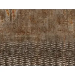 Fototapete RASCH "Factory IV", braun, B:4,00m L:3,00m, Vlies, Tapeten, gut lichtbeständig, waschbeständig