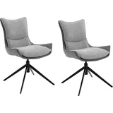 MCA Furniture 4-Fußstuhl Kitami - Schlamm
