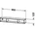 Duravit L-Cube 80x14cm, leinen, 3 Fächer, horizontal