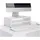 CARO-Möbel Monitorständer SUBIDA Bildschirmaufsatz 42x13x23 cm Weiß