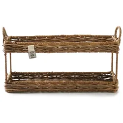 Riviera Maison Ma Maison Doppel-Tablett Dekoration   Weiss 