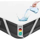 Komfortec Matratzenschoner wasserdicht 90 x 200 cm weiß