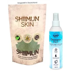 Bellfor Sparset gegen Schuppen beim Hund mit Shiimun Skin und Hundeshampoo