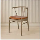 Hammel Furniture Stuhl Freja, Esszimmerstuhl, Wohnzimmerstuhl, Massivholz, gepolsterte Sitzfläche, versch. Farbvarianten braun