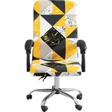 Bürostuhlbezug Universe Stretch Mikrofaser Waschbar Bürostuhlbezug Stretch Sesselbezüge Bequem Chefsessel L