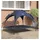 vidaXL Hundekorb Erhöhtes Hundebett XL 100 x 80 cm marineblau