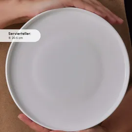 KARACA Forever Bone Fika Tafelservice 22-tlg. elegantes Frühstücksset
