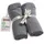 pic bear Musselin Molton Tücher 80x80cm - Ultra-weiche Multitalente für Babyalltag: Spucktuch, Schmusetuch & mehr - 100% Baumwolle - 2er Pack (Granit)