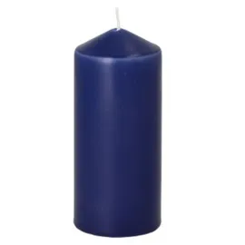 Papstar Stumpenkerze 9 x 4 cm 10 St. dunkelblau