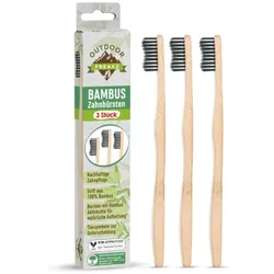 Outdoor Freakz Bambus Zahnbürsten (3St)
