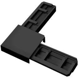 Schellenberg Eckverbinder-Set, Steckmontage Insektenschutzrahmen, PLUS, Anthrazit