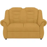 Livetastic 2-Sitzer-Sofa, Gelb, Textil, 145x102x101 cm, Made in EU, Hocker erhältlich, Rücken echt, Armteil links, rechts, Wohnzimmer, Sofas & Couches, Sofas, 2-Sitzer Sofas