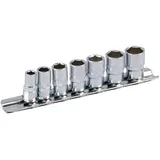 PROJAHN 1/4'' Stecknuss Satz auf Schiene 7teilig''