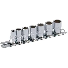 PROJAHN 1/4'' Stecknuss Satz auf Schiene 7teilig''