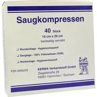 KERMA Verbandstoff GmbH Saugkompressen 10 x 20 cm 40 St.