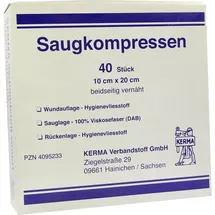 KERMA Verbandstoff GmbH Saugkompressen 10 x 20 cm 40 St.