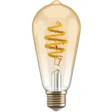 Hombli Filament Bulb CCT E27 ST64-Amber 2er-Set