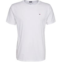 Tommy Hilfiger Herren T-Shirt Kurzarm Rundhalsausschnitt, Weiß M