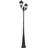 QAZQA Außenlaterne Aluminium 220 cm 2-flammig IP44 inkl. E27 schwarz
