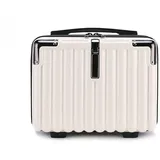 Balakaka Make Up Koffer Kosmetikkoffer Schminkkoffer Beauty Case Leichter Handgepäck Kosmetikkoffer Handgepäck Kosmetikkoffer für Reise Ausflug Urlaub Wasserdicht Milchweiß