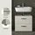 WELLTIME Waschbeckenunterschrank WELLTIME "FLORENZ, Breite 60 cm, 2 Schubkästen,ink.