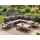 beautysofa MADISON Loungeset dunkelgrau