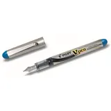 Pilot Pen PILOT Einweg-Füllhalter V-Pen Silver, hellblau