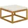 vidaXL Hocker 68 x 68 x 29 cm cremeweiß 1 St.