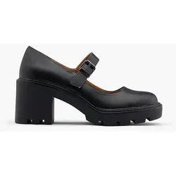 Mary Jane Pumps - Damen - schwarz