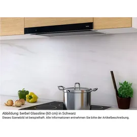 berbel BEH Glassline Einbauhaube 60 cm Schwarz