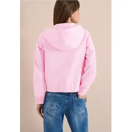 Cecil Jacke mit Kapuze und Elastikbund - Rosa
