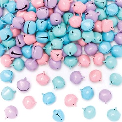 Jingle Bells in Pastellfarben  (pro Set 120) Bastelmaterial