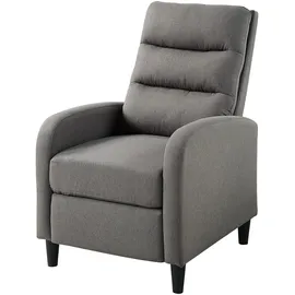 Atlantic Home Collection Relaxsessel Tiago 69 x 102 x 90 cm Grau mit Körperdruck aktivierbarer Relaxfunktion