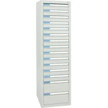stumpf metall Serie ESTA Schubladenschrank 13x100x200 lichtgrau